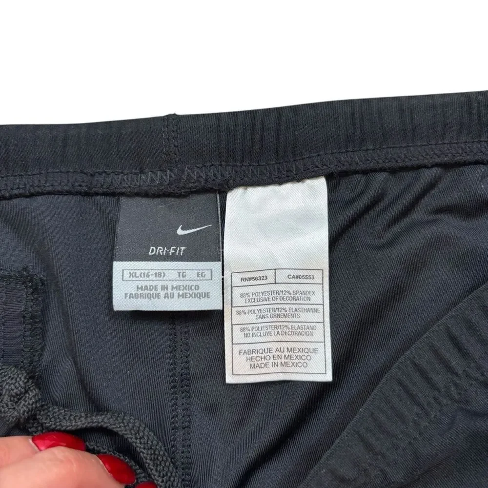Girls Nike‎ Black High Rise Leggings Size XL 16-18
